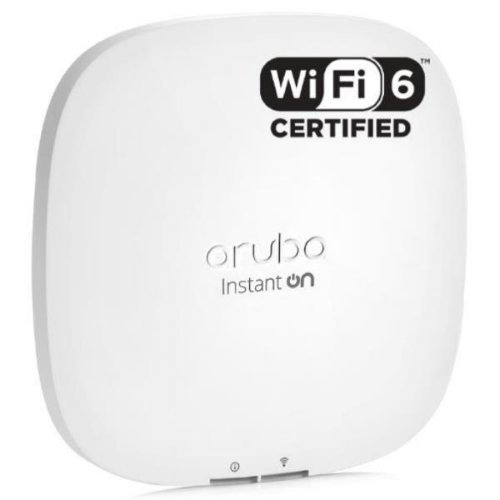 HPE Aruba Instant ON AP25 (RW) - Wireless access point - Bluetooth LE - Wi-Fi 6, Bluetooth - 2.4 GHz, 5 GHz - gestito da cloud - BTO - montaggio a parete / a soffitto